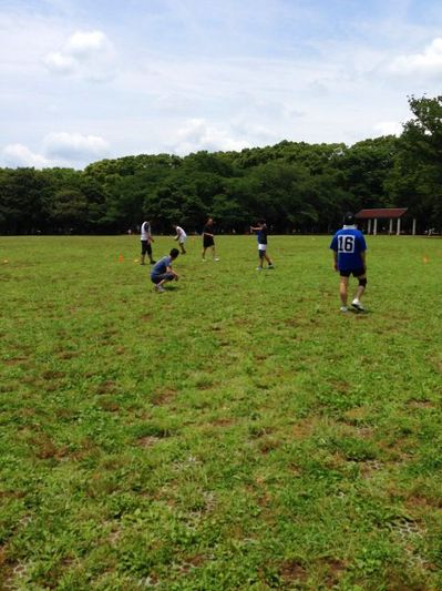 タッチラグビー参加時の集合写真